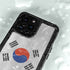 South Korean Flag Distressed iPhone 15 Pro Waterproof Case